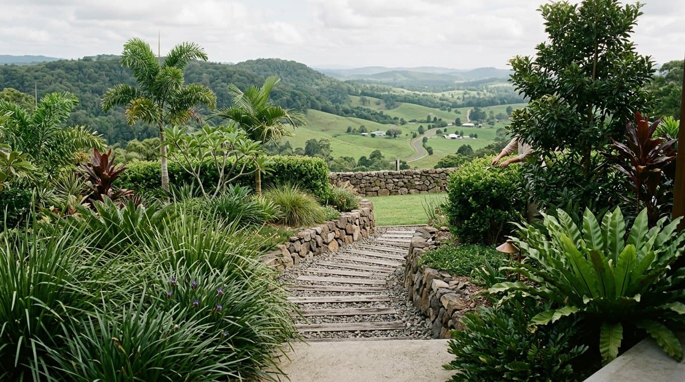 Garden character of Doonan on the Sunshine Coast
